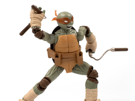 Teenage Mutant Ninja Turtles BST AXN Michelangelo (Ver. 2) Figure & Comic Set