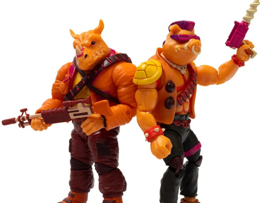 Teenage Mutant Ninja Turtles BST AXN Bebop & Rocksteady (Arcade) SDCC 2022 PX Previews Exclusive Two-Pack