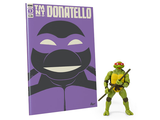 Teenage Mutant Ninja Turtles BST AXN Best of Donatello & Comic Set