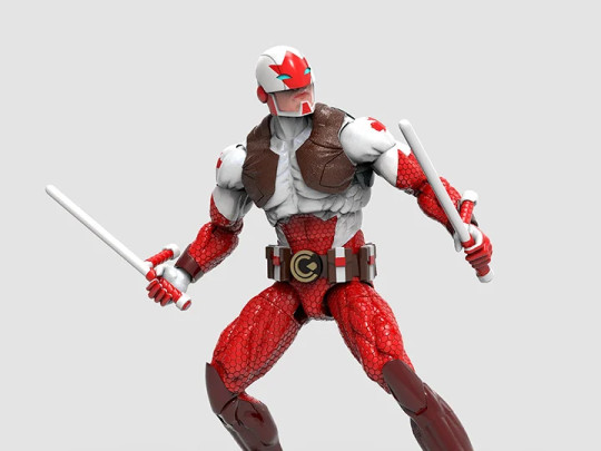 Captain Canuck Iconic Heroes Series Captain Canuck 1/12 Scale Action Figure