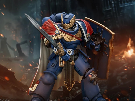 : Space Marine 2 Ultramarines Victrix Honour Guard With Storm Shield And Power Sword