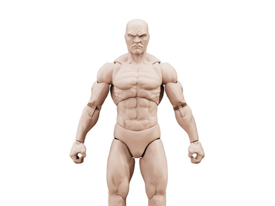 Epic H.A.C.K.S. Blanks Champagne Beige Male 1/12 Scale Action Figure
