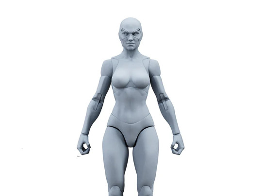 Epic H.A.C.K.S. Blanks Shady Gray Female 1/12 Scale Action Figure