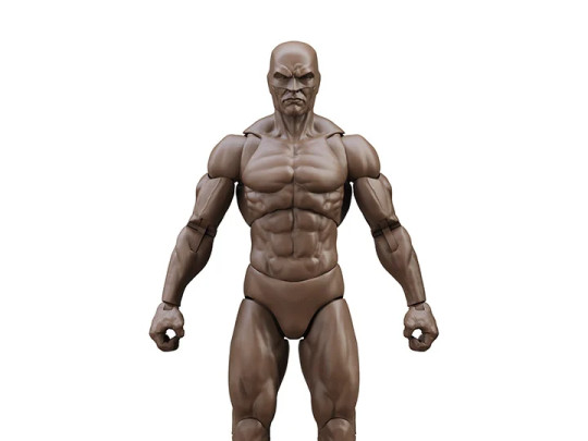 Epic H.A.C.K.S. Blanks Coffee Brown Male 1/12 Scale Action Figure