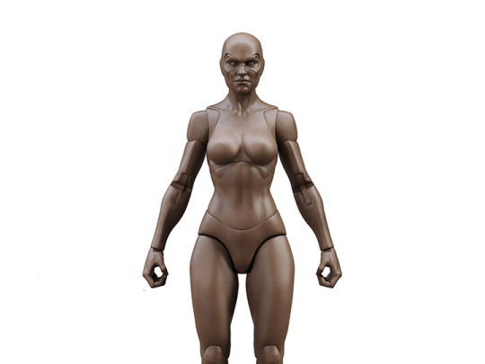 Epic H.A.C.K.S. Blanks Coffee Brown Female 1/12 Scale Action Figure