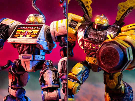Robo Force The Heroes Set of 2 Figures