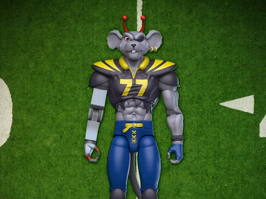 Biker Mice from Mars Sports Bros Touchdown Modo PX Previews Exclusive Limited Edition Action Figure