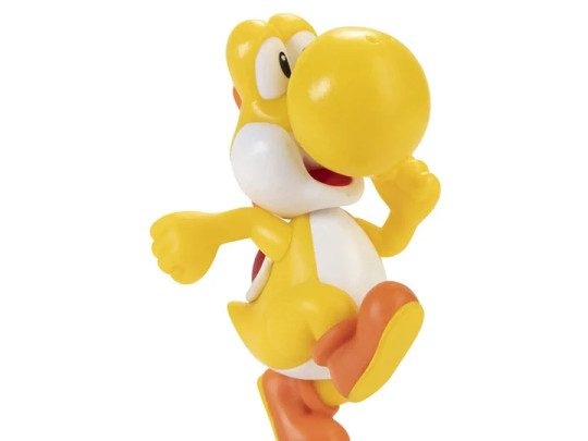 World of Nintendo 2.50" Running Yellow Yoshi Limited Articulation Figure