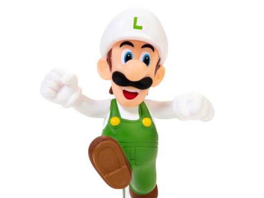 World of Nintendo 2.50" Luigi (Fire Running) Limited Articulation Figure