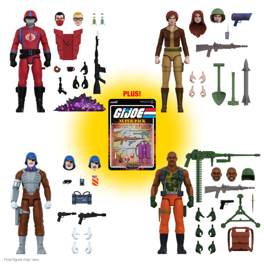 Roadblock, Cover Girl, Major Bludd & Cobra Crimson Guard (Plus Super Pack)