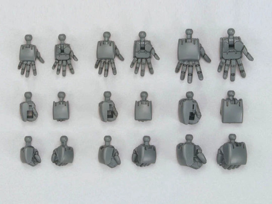 Mobile Suit Gundam Option Parts Set Gunpla 04 Build Hands (Round) Model Kit Accessories
