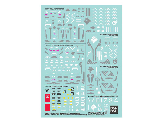 Gundam Decal No.135 Mobile Suit Gundam: The Witch From Mercury Set 3 Multiuse Decal Sheets