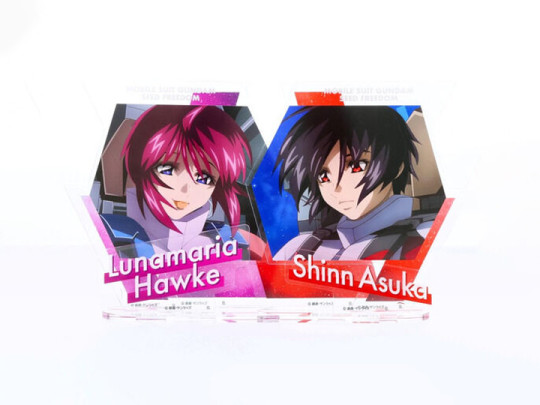 Mobile Suit Gundam SEED Freedom Shinn Asuka & Lunamaria Hawke Exclusive Hologram Acrylic Standees Set