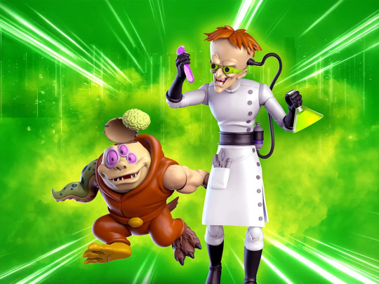Biker Mice from Mars Dr. Karbunkle with Fred the Mutant