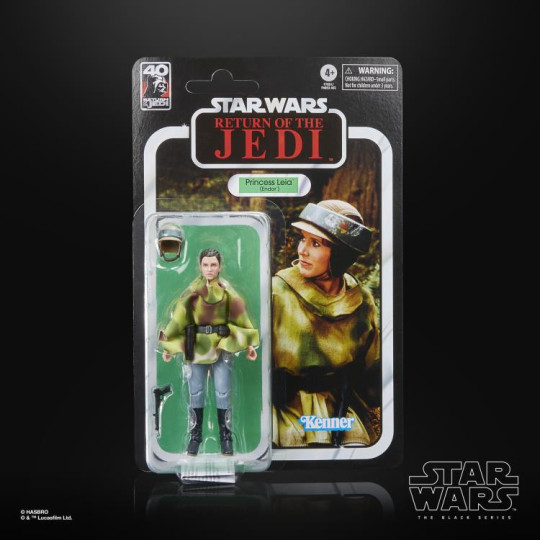 Star Wars 40Th Anniversary The Black Series Princess Leia (Endor) (Return Of The Jedi)