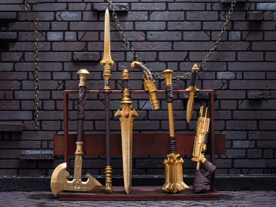 Primal Collection Epic Gold Weapon Set
