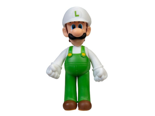 World of Nintendo 2.5 Fire Luigi Figure (Boxed)