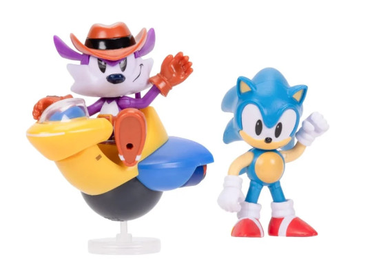 Sonic the Hedgehog 2.5 Super Stars Diorama Sonic vs. Fang Playset