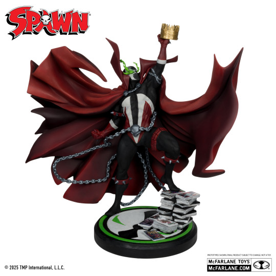 Spawn #301 By Todd Mcfarlane (Black White & Red All Over) 1:10 Scale Resin Statue