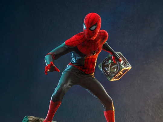 Spider-Man: No Way Home MMS625 Spider-Man (Battling Ver.) Movie Promo Edition
