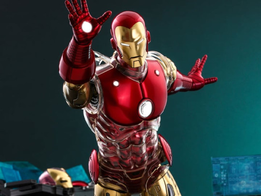 Marvel Comics The Origin Collection CMS08D38 Deluxe Iron Man 1/6 Scale Collectible Figure