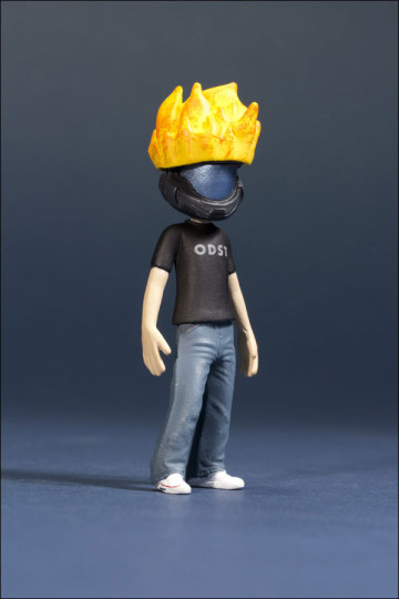 Flaming Odst Helmet & T-Shirt