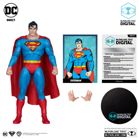 Superman (The Silver Age) With Mcfarlane Toys Digital Collectible