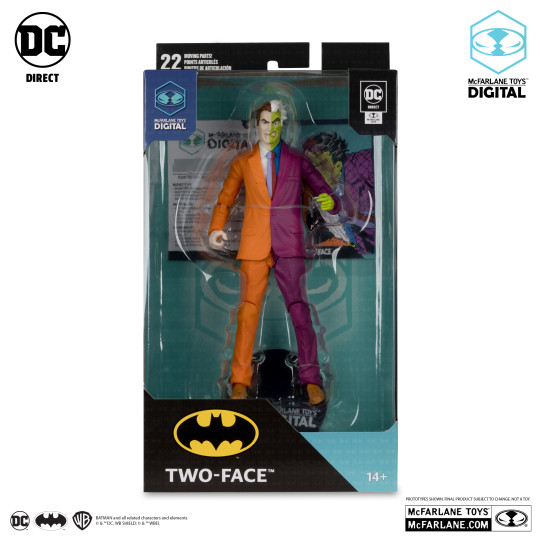 Two-Face (The Silver Age) With Mcfarlane Toys Digital Collectible
