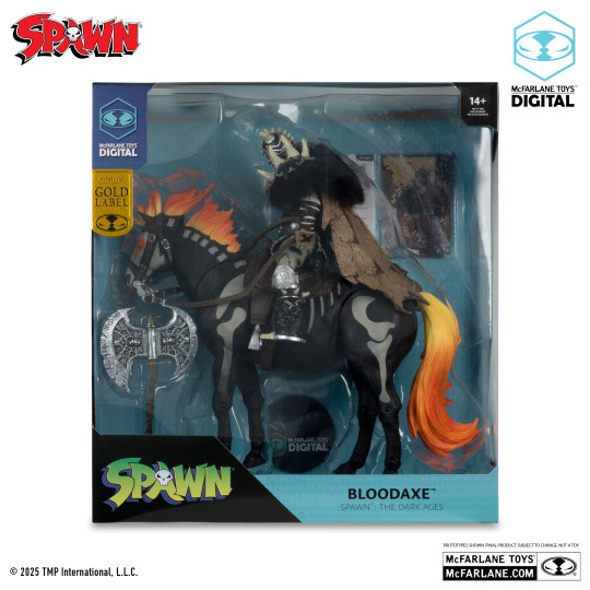 Bloodaxe With Horse (Spawn: The Dark Ages)  2-Pack With Mcfarlane Toys Digital Collectible