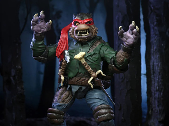 Universal Monsters x Teenage Mutant Ninja Turtles Raphael as Wolfman