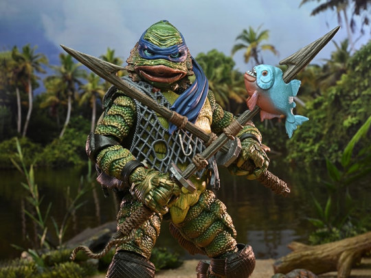 Universal Monsters x Teenage Mutant Ninja Turtles Leonardo as The Creature