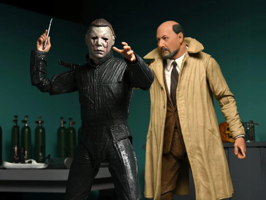 Halloween 2 Michael Myers & Dr. Loomis Two-Pack