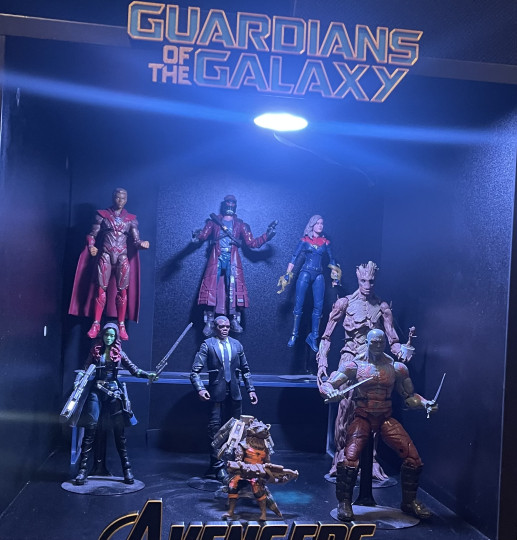 Guardian of the Galaxy MCU shelf