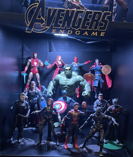 Avengers endgame MCU shelf