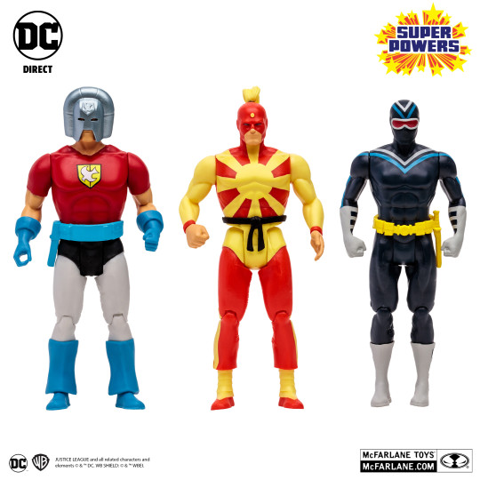 Peacemaker, Judo Master & Vigilante 3Pk
