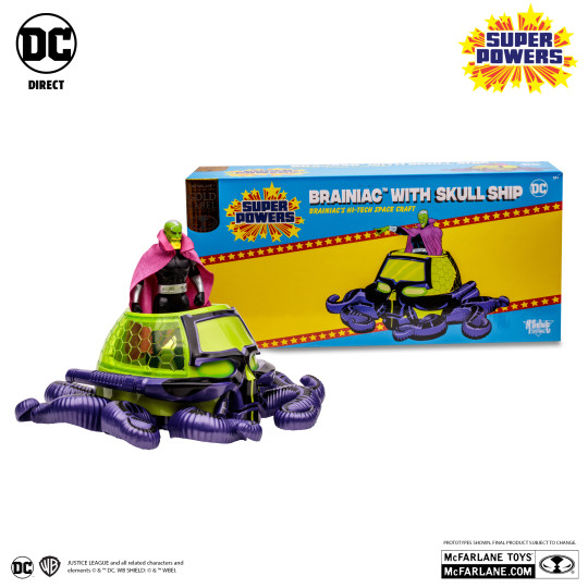 Brainiac With Skull Ship
