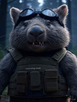 Menacing Wombat
