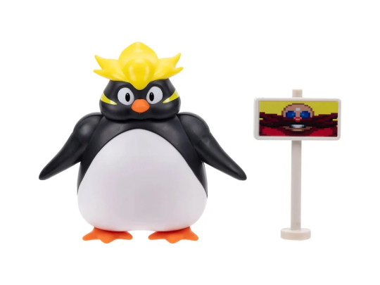 Sonic The Hedgehog Giant Pecky with Classic Goal Post 4-Inch Scale Figure