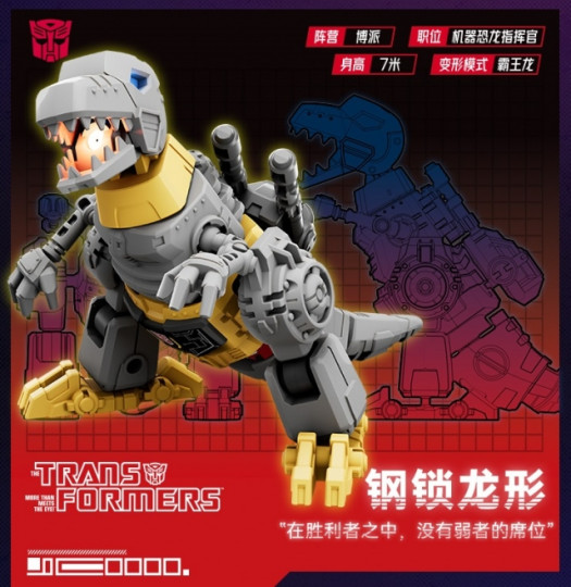 Display by IronManFan72: Grimlock (Dinosaur)