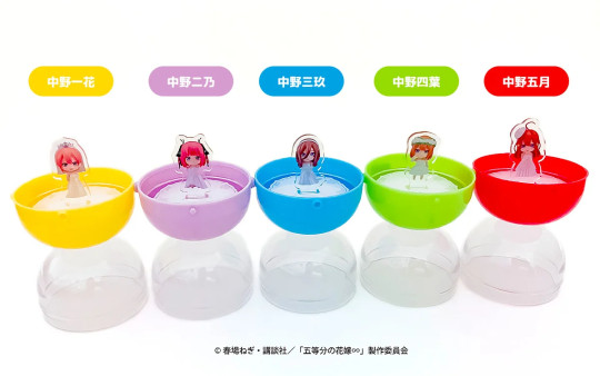 Plus Capsule Stand Ichika Nakano/Nino Nakano/Miku Nakano/Yotsuba Nakano/Itsuki Nakano