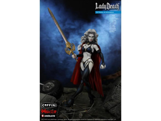 rare lady death cards Lady Death Nesta Tarot Card Sticker main image 1