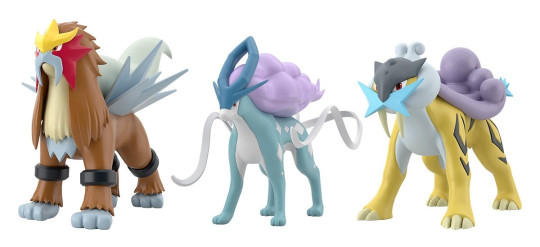 Raikou, Entei, Suicune Johto Set