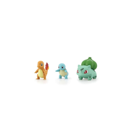 Charmander, Squirtle, Bulbasaur