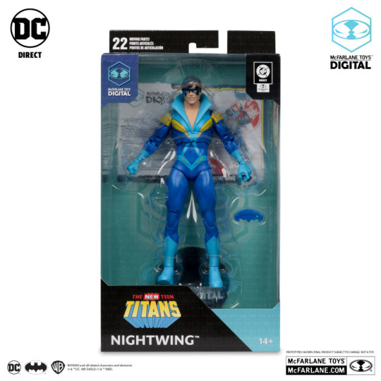 Nightwing (Teen Titans) With Mcfarlane Toys Digital Collectible
