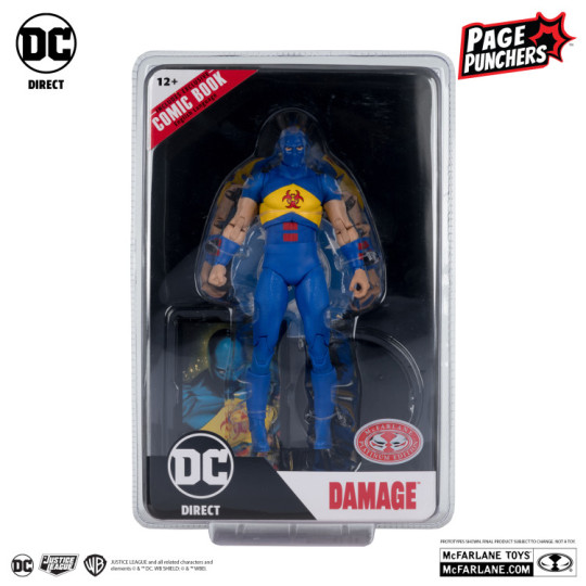 Damage (Kingdom Come) 7In Figure With Comic (Page Punchers) (Red )