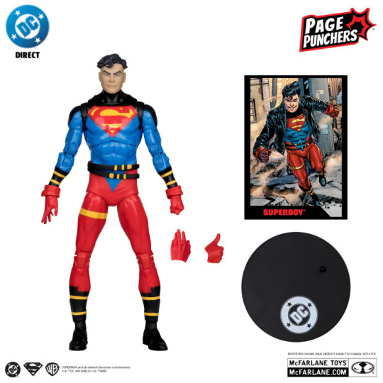 Superboy (Return Of Superman) 7In With Comic (Page Punchers)