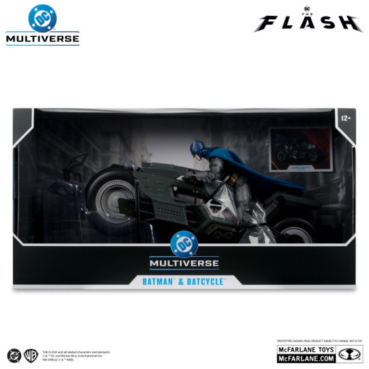 Batman & Batcycle (The Flash) 2 Pack