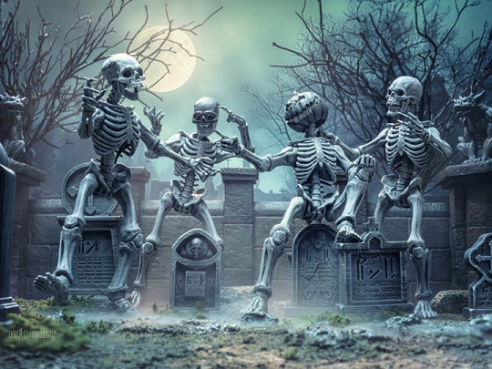 Graveyard Skeleton