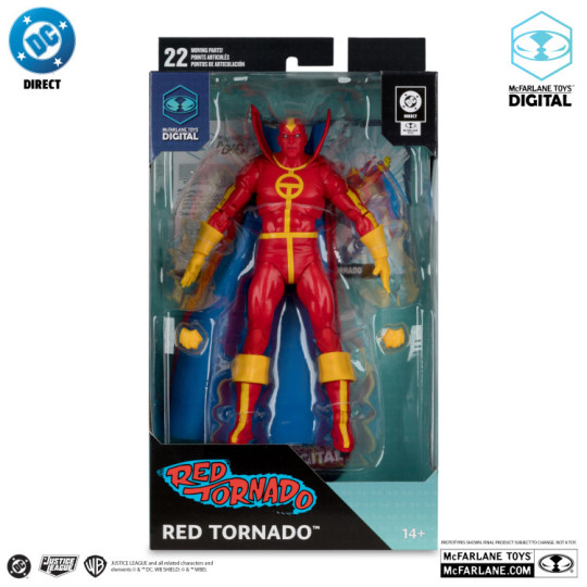 Red Tornado (Dc: The Bronze Age) With Mcfarlane Toys Digital Collectible