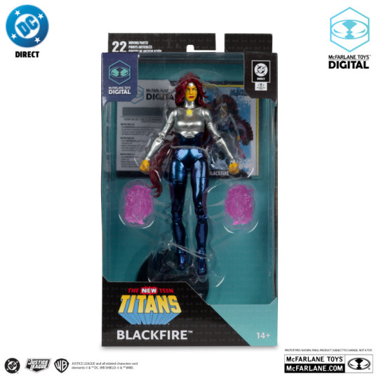 Blackfire (The New Teen Titans) With Mcfarlane Toys Digital Collectible